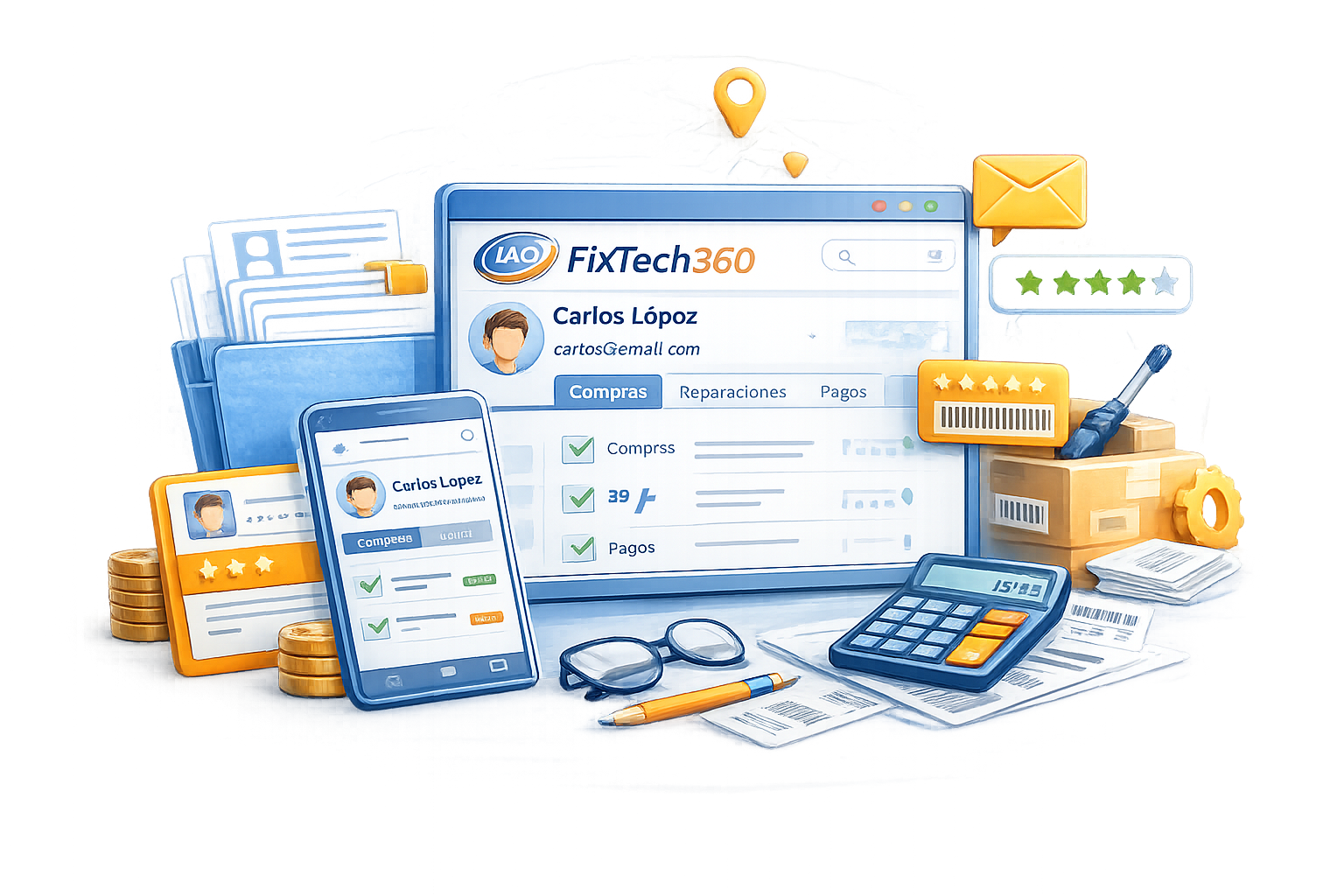 Historial de clientes